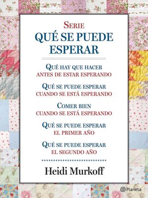 cover image of Serie Qué se puede esperar (Pack) (Edición de 2016)